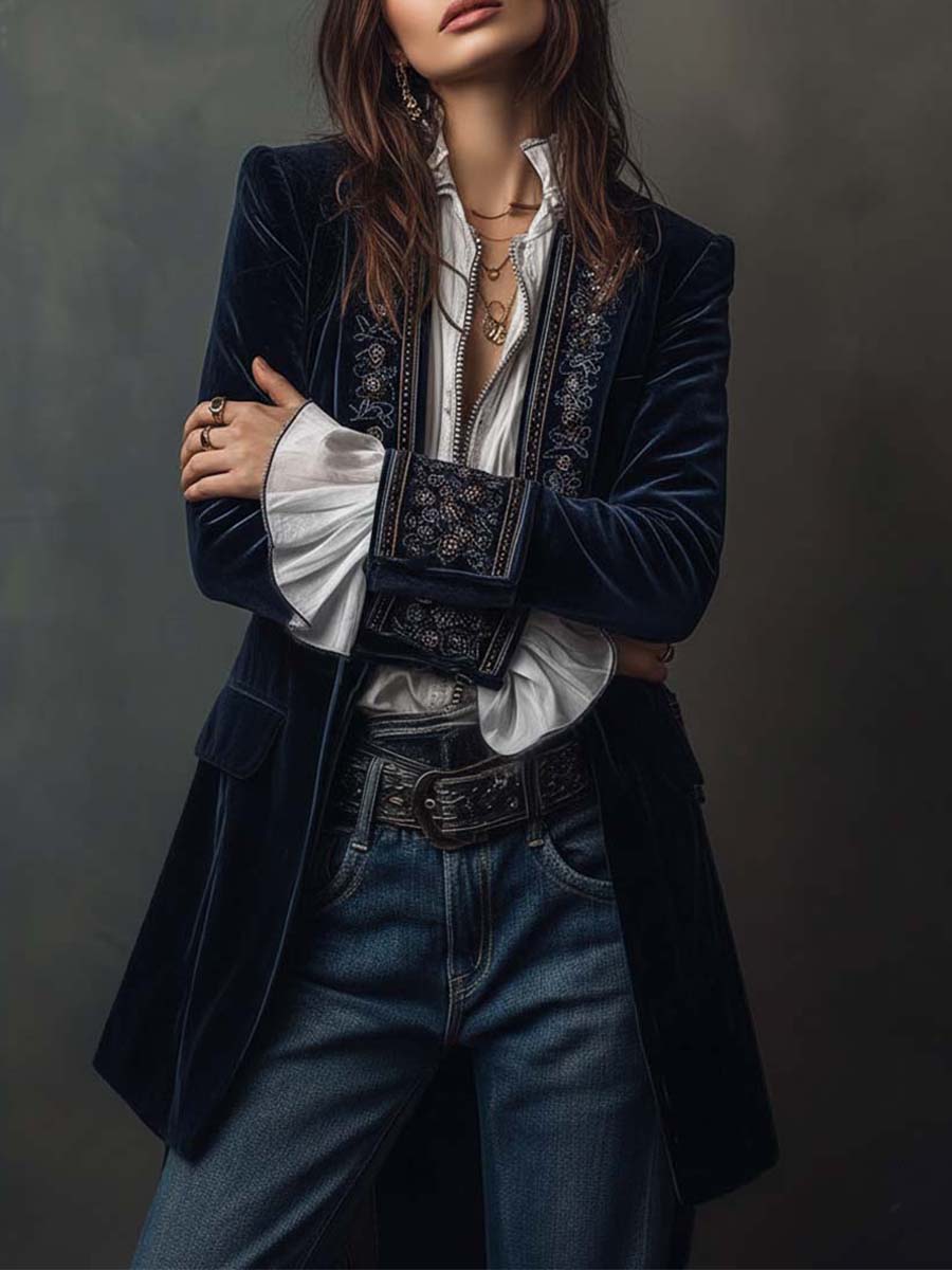 Anastasia | Veste Longue Brodée