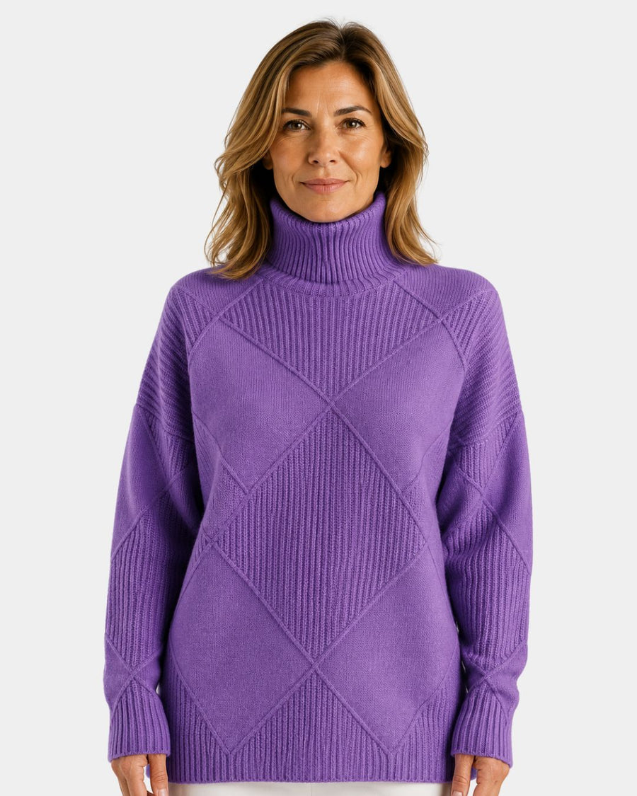 Lauren | Pull luxe à col haut
