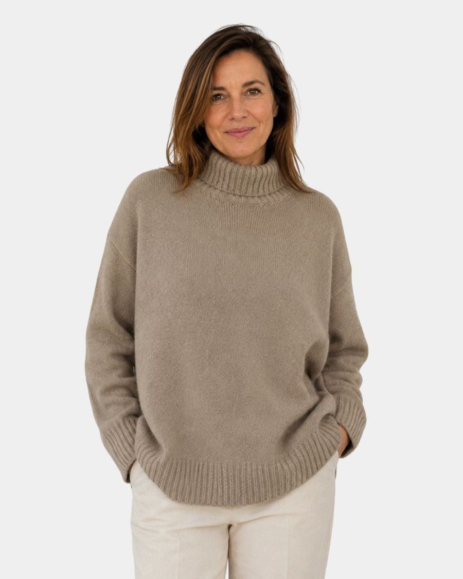 Irena | Pull Doux à Col Roulé