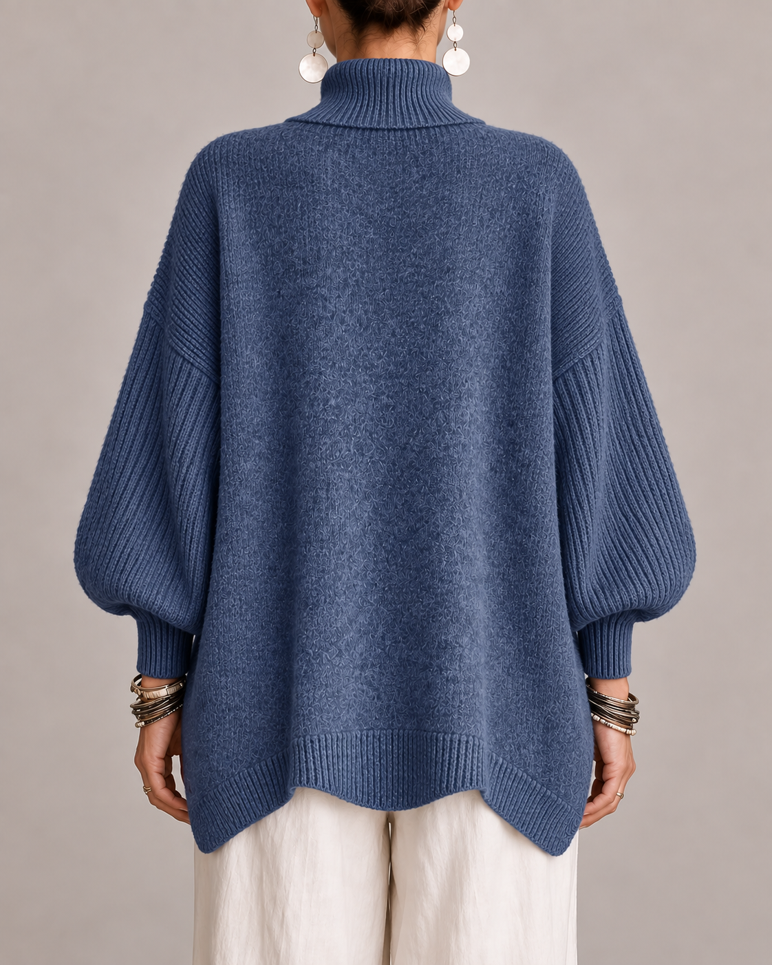 Kathleen | Pull Élégant à Col Roulé