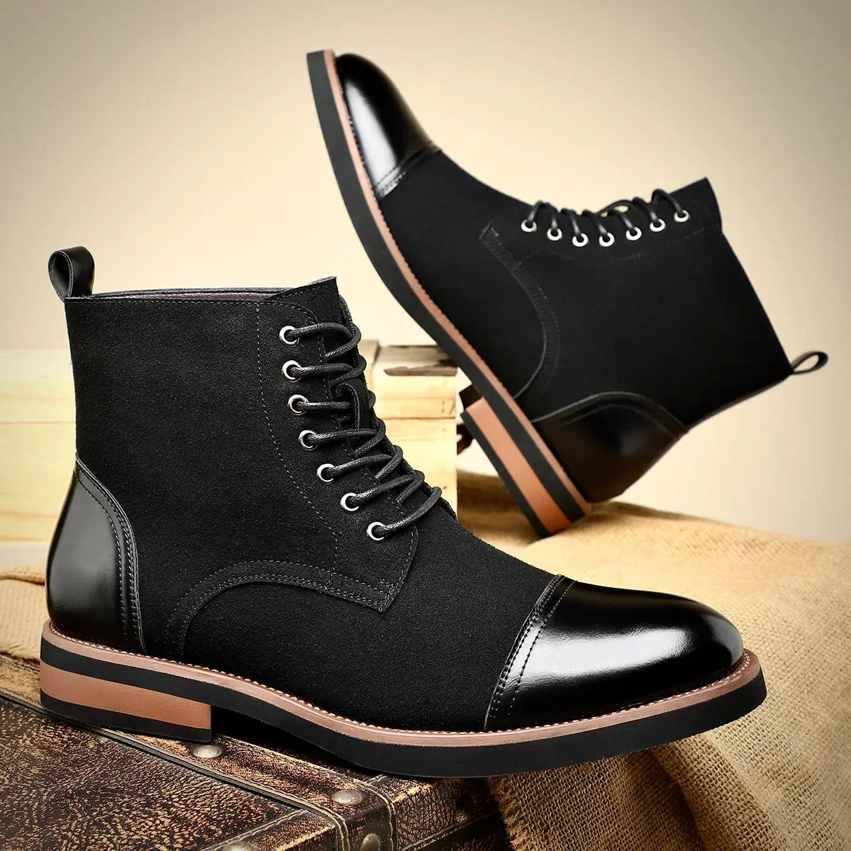 Oliver | Bottines Oxford en Cuir
