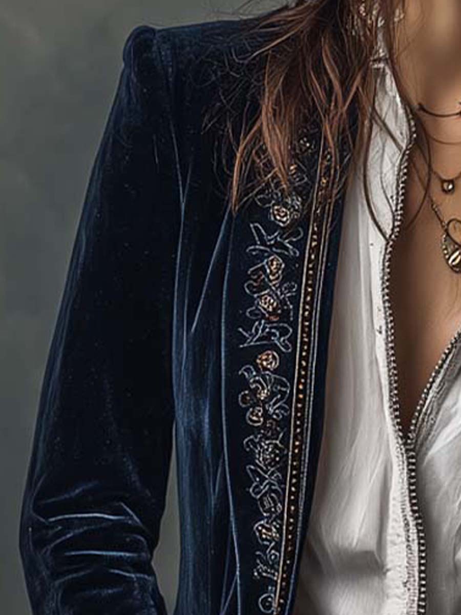 Anastasia | Veste Longue Brodée