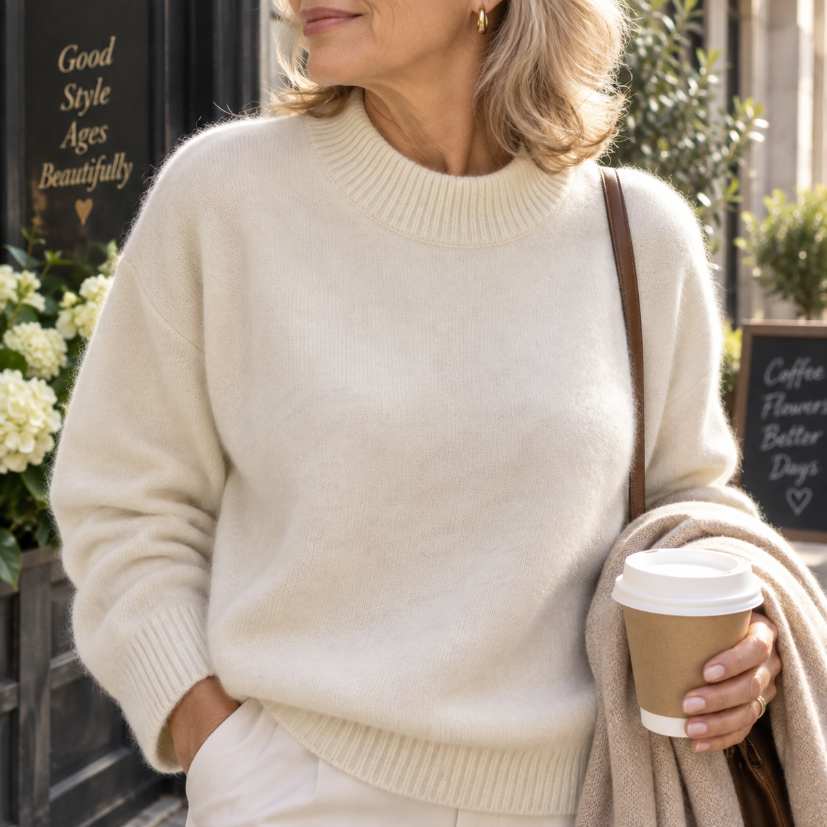 Bellamy | Pull à Col Montant en Mélange de Cachemire