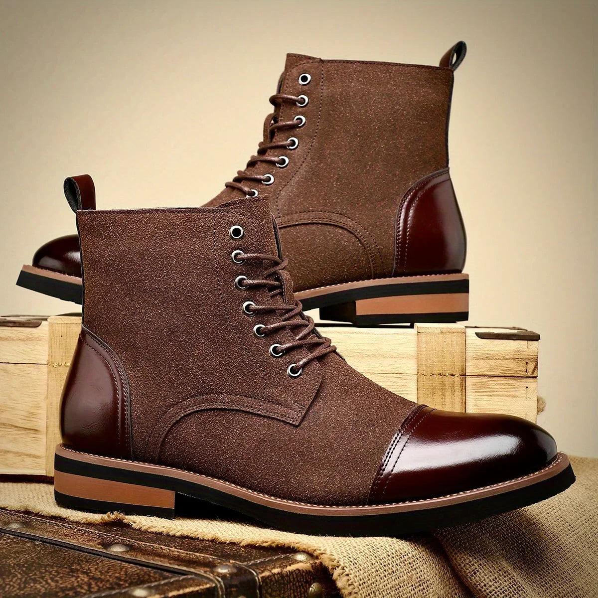 Oliver | Bottines Oxford en Cuir