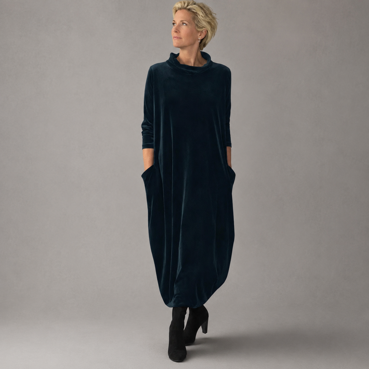 Eilene | Robe Maxi en Velours