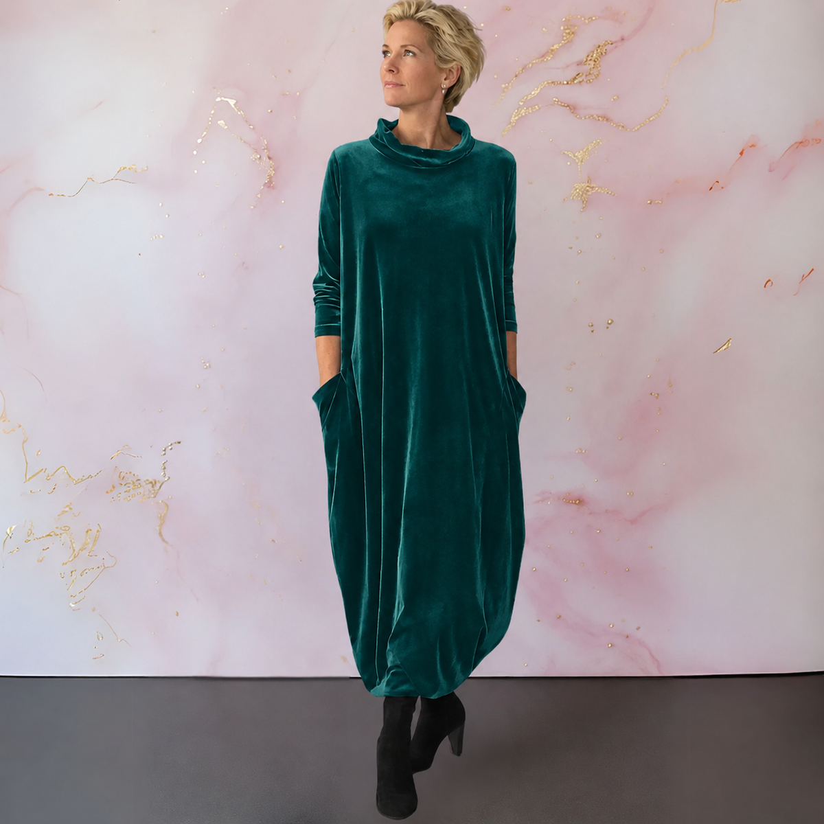 Eilene | Robe Maxi en Velours