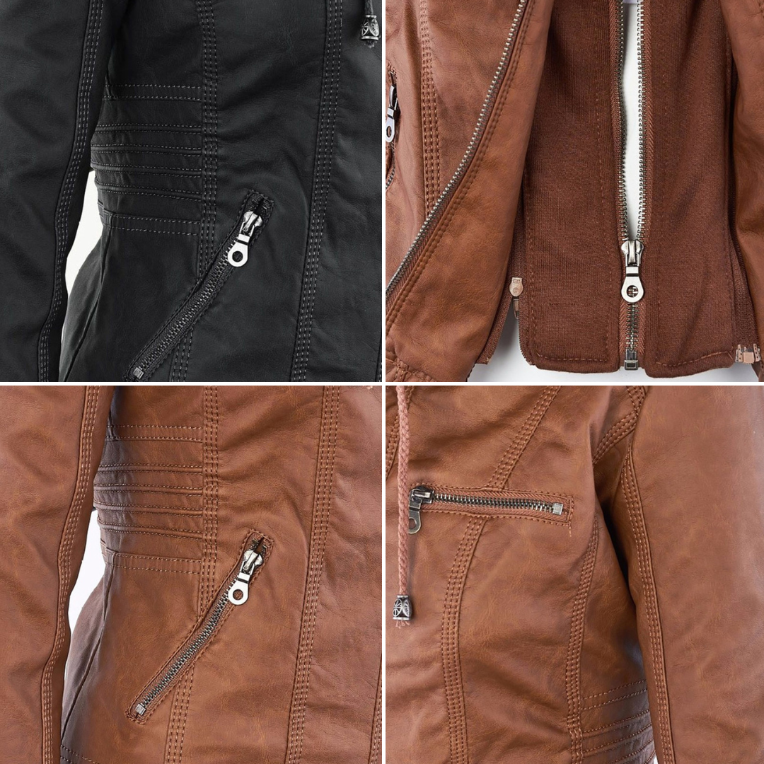 Callista | Veste Motard à Capuche