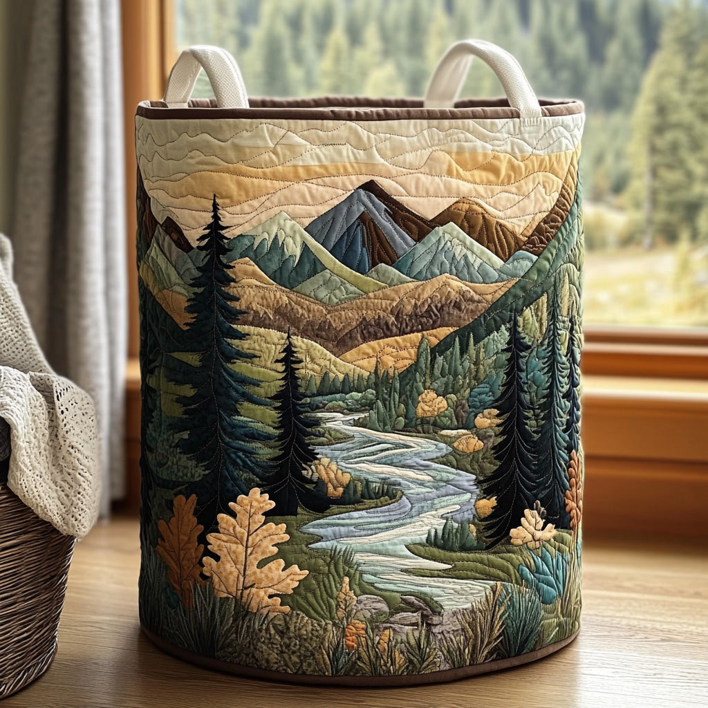 Forêt Profonde | Panier de Rangement Matelassé