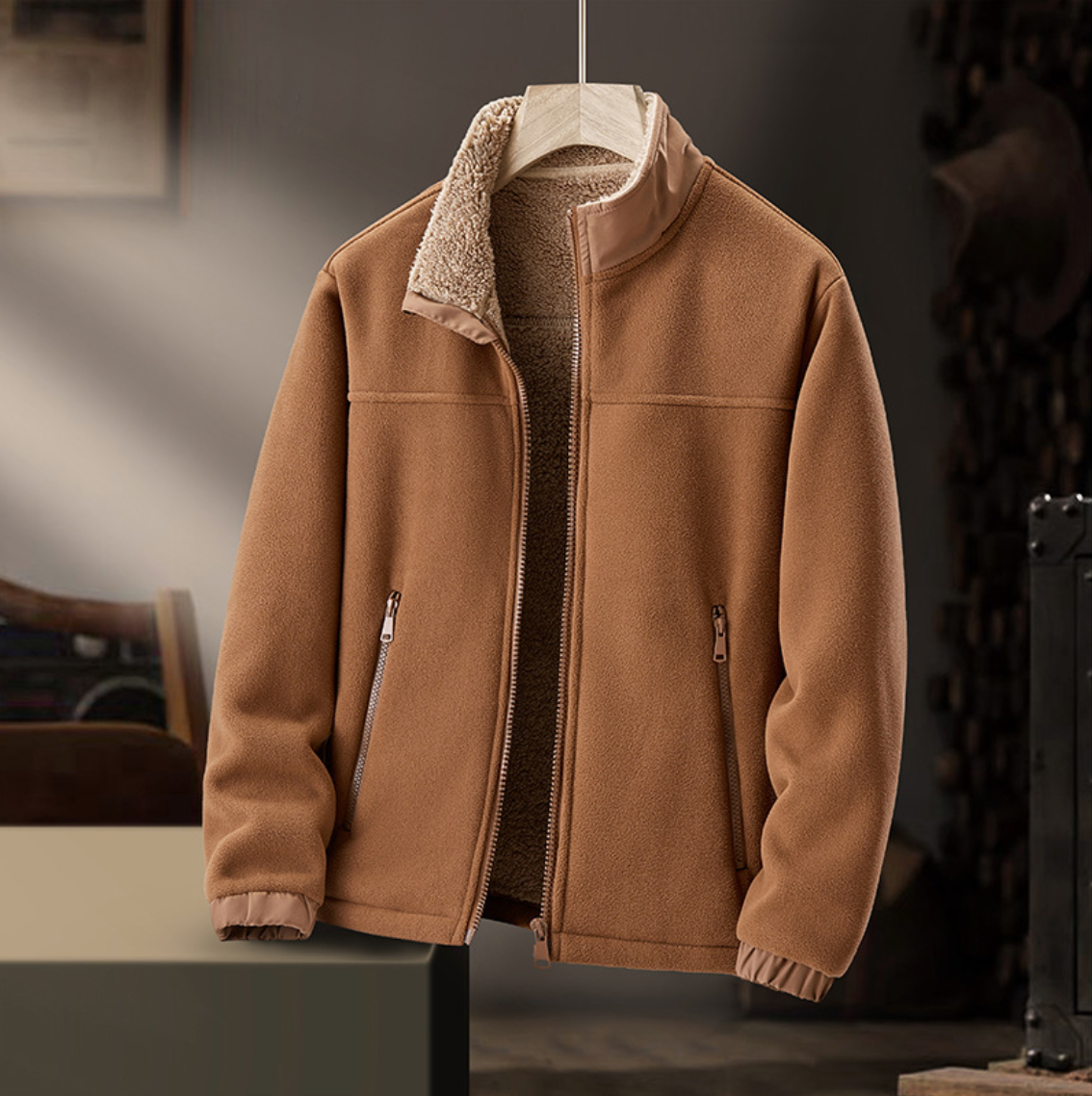 Grayson | Veste Zippée à Col Douillet