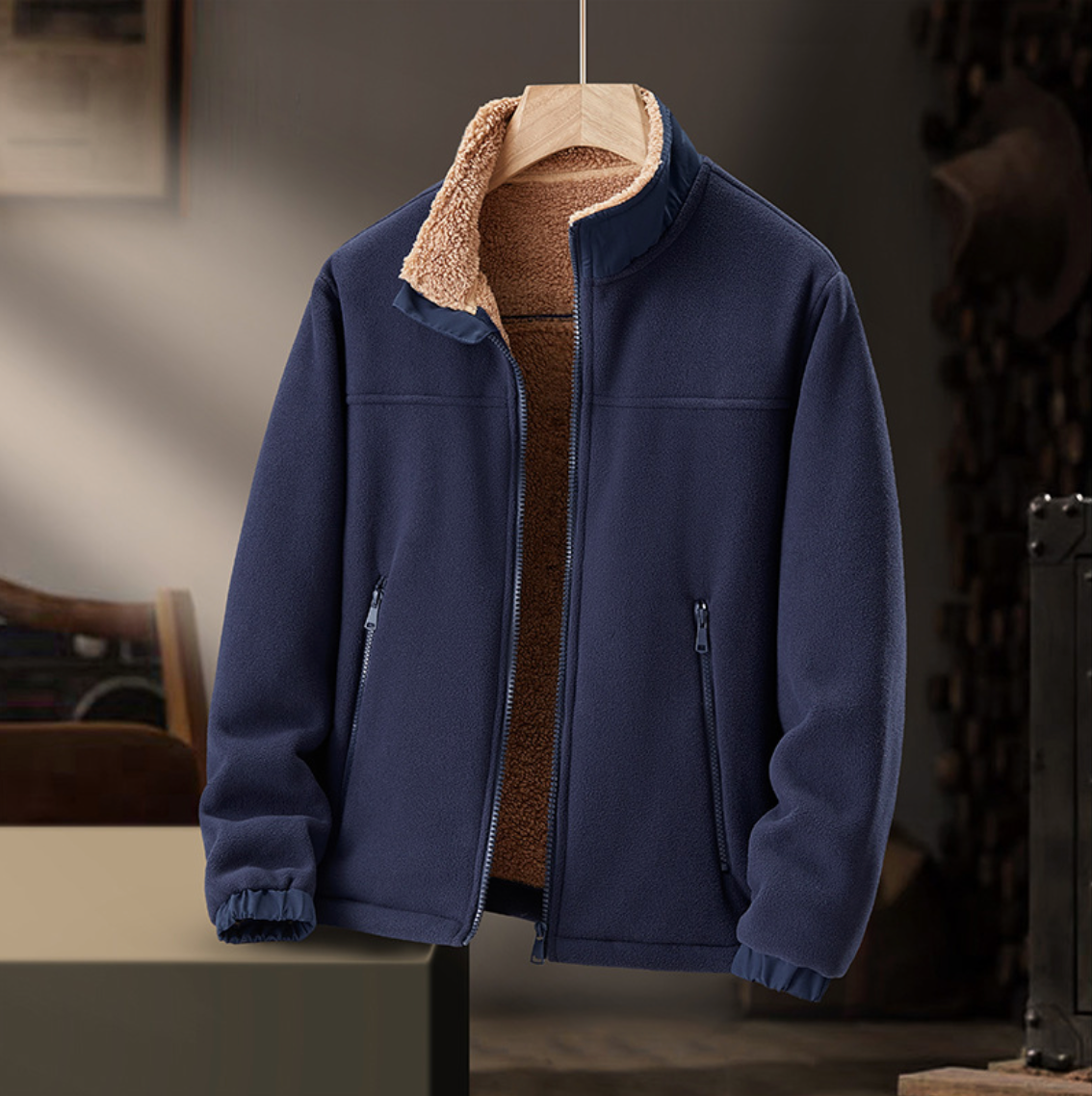 Grayson | Veste Zippée à Col Douillet