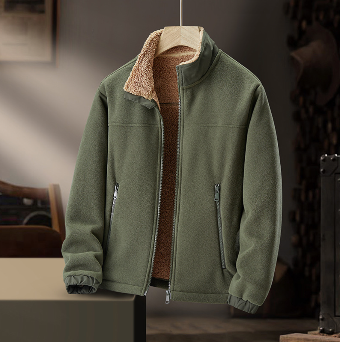 Grayson | Veste Zippée à Col Douillet
