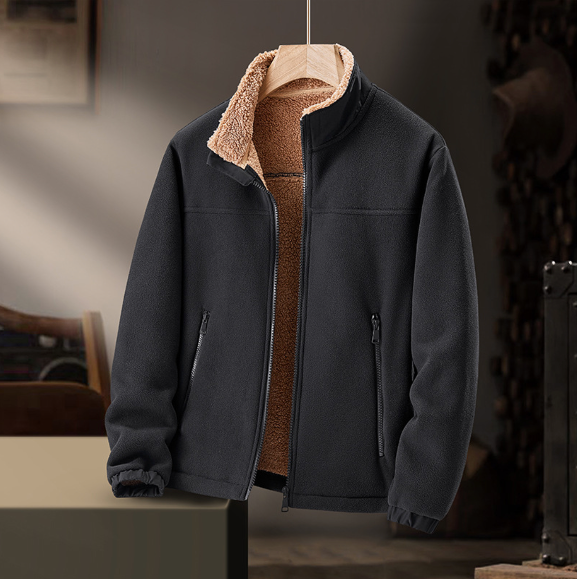 Grayson | Veste Zippée à Col Douillet