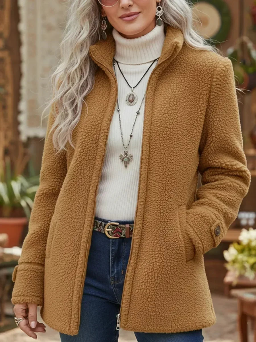 Judith | Veste Douillette Zippée à Col Montant