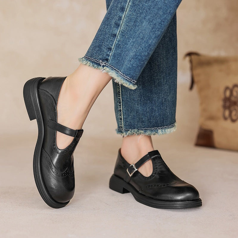 Verda | Ballerines Mary Jane en Cuir Végan