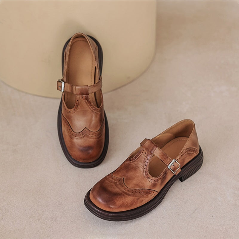 Verda | Ballerines Mary Jane en Cuir Végan
